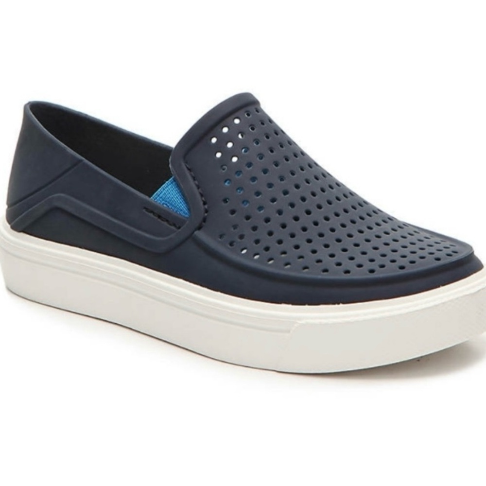 Kid Crocs Slip-on Loafers Blue Size 11.5